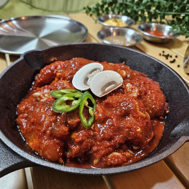 수제 특 양념 닭갈비 500g