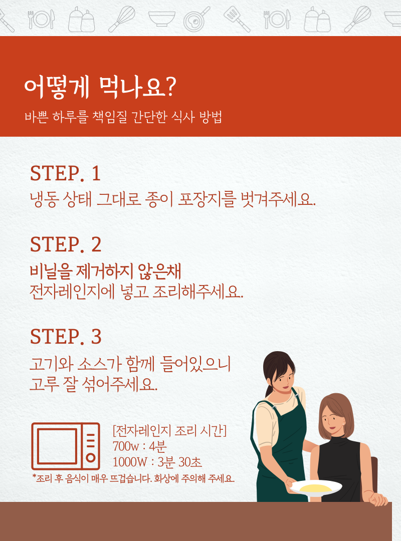  영양가득 직화 덮밥 2종 (5개 세트)